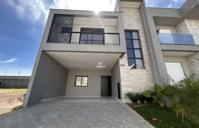 Sobrado com suíte em condomónio fechado à venda, 140 m²  - costeira - são josé dos pinhais/pr