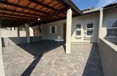 Casa com 03 quartos em condominio no colonia rio grande