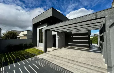 Linda casa 03 quartos semi mobiliada - bairro cruzeiro- são josé dos pinhais