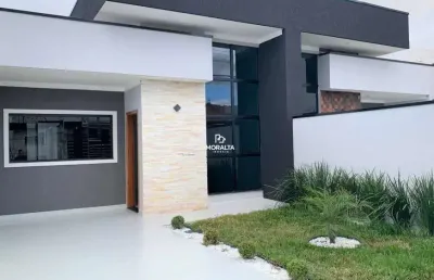 Casa de alto padrão no bairro gralha azul - fazenda rio grande