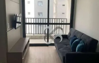 Apartamento com 1 dormitório para alugar, 45 m² por r$ 3.391,00/mês - gleba palhano - londrina/pr