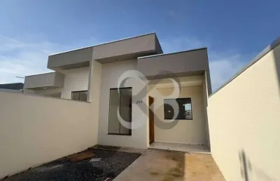 Casa com 3 dormitórios à venda, 60 m² por r$ 270.000,00 - colinas - londrina/pr