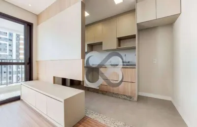 Apartamento com 1 dormitório para alugar, 45 m² por r$ 2.500/mês - gleba palhano - londrina/pr