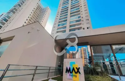 Apartamento com 3 dormitórios para alugar, 83 m² por r$ 4.410,00/mês - gleba palhano - londrina/pr