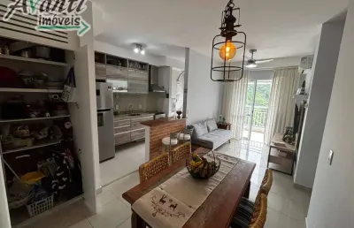 Apartamento à venda no marapé, santos – 2 dormitórios 1 suíte, varanda e 1 vaga