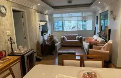 Apartamento 3 dormitórios 1 suíte à venda no bairro pompéia - santos/sp