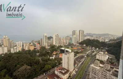 Apartamento à venda, em santos, com 98 m², totalmente mobiliado e decorado