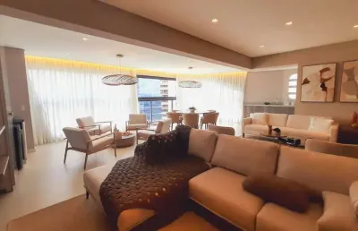 Apartamento de luxo para locação em são paulo-sp, chácara santo antônio: 3 quartos, 3 suítes, 5 banheiros, 3 vagas, 196m².