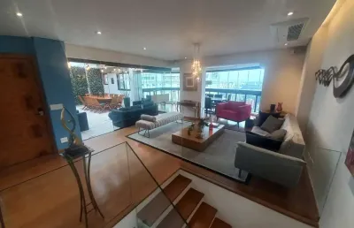 Cobertura de luxo no jardim fonte do morumbi, são paulo-sp: 3 quartos, 3 suítes, 6 salas, 6 banheiros, 6 vagas, 340m².