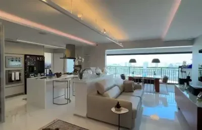 Apartamento de luxo em santo amaro: 3 quartos, 3 suítes, 3 salas, 4 banheiros, 2 vagas - são paulo-sp