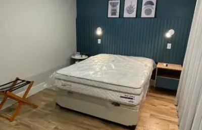 Studio moderno em condomínio de luxo em são paulo-sp, no jardim das acácias: 1 quarto, 1 banheiro, 28m². venha conferir!