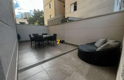 Apartamento garden à venda de 116m², 3 quartos 2 vagas de garagem - jd monte kemel