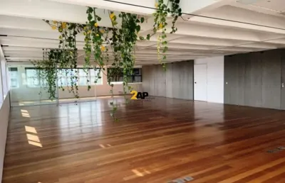 Conjunto comercial com 2 salas, 4 banheiros, 2 vagas de garagem e 201m² no jardim paulistano - sp