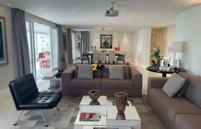 Luxuoso apartamento de 4 quartos e 4 suítes no campo belo, são paulo-sp: 380m², 3 salas, 6 banheiros e 5 vagas. venha conferir!