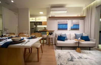 Imperdível oportunidade: apartamento à venda em são paulo-sp, vila andrade! 2 quartos, 1 suíte, 1 sala, 1 banheiro, 1 vaga, 56m².