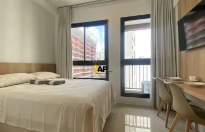 Apartamento studio mobiliado para venda, 1 dormitório 1 banheiro com 21m² .
