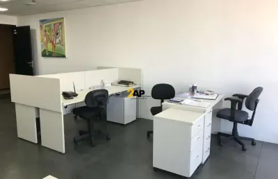 Sala comercial de alto padrão para locação em condomínio na vila gertrudes, são paulo-sp - 41m², 1 vaga de garagem!
