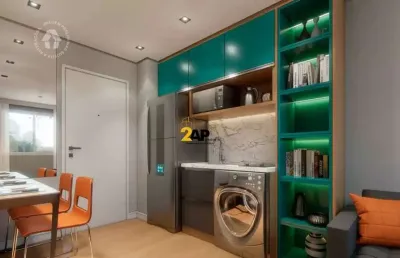 Apartamento com 1 quarto à venda na rua marília de dirceu, 274, jardim aeroporto, são paulo, 17 m2 por r$ 260.000