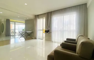Apartamento a venda no brooklin, varanda com churrasqueira, 3 suítes, 4 vagas com 234m²