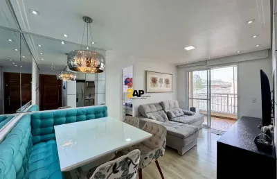 Apartamento com 3 quartos à venda na estrada são francisco, 2008, parque taboão, taboão da serra, 73 m2 por r$ 615.000