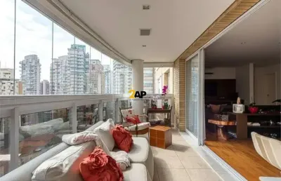 Alto padrão! apartamento à venda em são paulo-sp, vila nova conceição. 3 quartos, 3 suítes, 3 salas, 4 banheiros, 3 vagas, 166m².