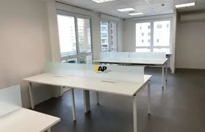 Conjunto comercial para venda em pinheiros: 3 salas, 4 banheiros, 3 vagas de garagem