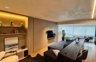 Apartamento à venda em são paulo-sp, cidade monções: 1 quarto, 1 suíte, 1 sala, 1 banheiro, 1 vaga de garagem - 50 m² de área.