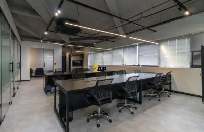 Aluguel de conjunto comercial 4 salas, 3 banheiros, 3 vagas - 130m² no jabaquara