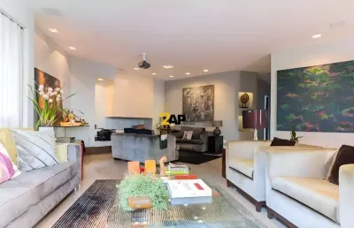 Apartamento de luxo no campo belo: 4 quartos, 3 suítes, 3 salas, 5 banheiros, 3 vagas de garagem - são paulo-sp  220m²