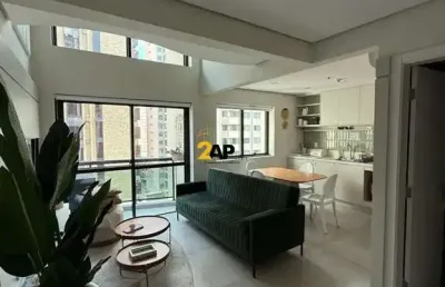 Apartamento duplex para locação em moema, são paulo-sp: 2 quartos, 2 banheiros, 1 vaga, 70m²!