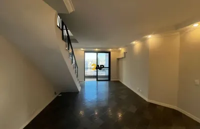 Cobertura duplex de 181m² à venda ou locação com 3 quartos, 1 suíte e 3 vagas - vila andrade.