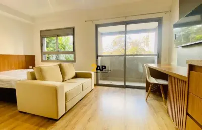 Apartamento para venda ou locação em indianópolis, são paulo-sp: 1 quarto, 1 suíte, 1 sala, 1 banheiro - 31m²!