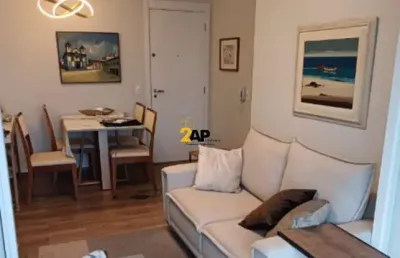 Apartamento à venda em são paulo-sp, chácara santo antônio: 2 quartos, 1 sala, 1 banheiro, 1 vaga, 52m². venha conferir!
