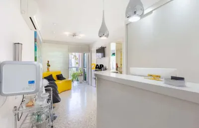 Sala comercial para aluguel em moema - sp: 2 salas, 2 banheiros, 1 vaga de garagem e 54m² de área privativa