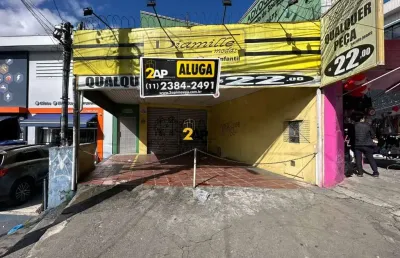 Salão comercial para locação com 90m2 por r$ 8.000,00 no capão redondo : 1 sala, 1 banheiro, 2 vagas