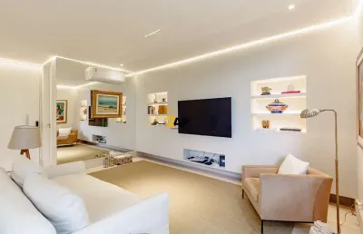 Imperdível: apartamento de luxo no jardim paulista, são paulo-sp, 2 suítes, 3 salas, 4 banheiros, 2 vagas, 160m².