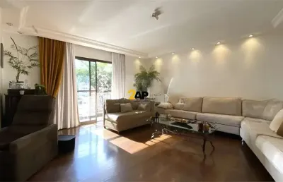 Impecável apartamento de 4 quartos e 2 suítes na indianópolis, são paulo - 180m², 3 salas, 5 banheiros e 3 vagas de garagem!