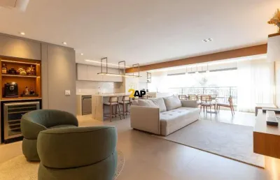 Apartamento a venda em moema, 3 suítes, 2 vagas de garagem, com 153m²