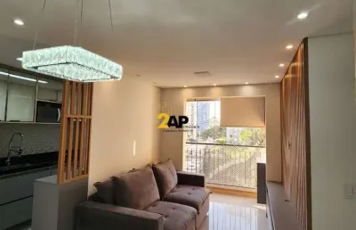 Apartamento para locação na vila andrade, são paulo-sp: 2 quartos, 2 suites, 1 sala, 3 banheiros, 1 vaga, 60m². venha conhecer!