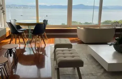 Apartamento com 3 quartos à venda na avenida rubens de arruda ramos, beira mar, florianópolis por r$ 4.300.000