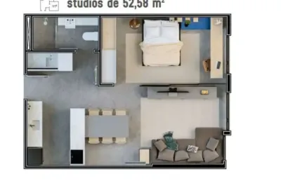 Apartamento com 1 quarto à venda na rua professor simão josé hess, trindade, florianópolis por r$ 1.137.354