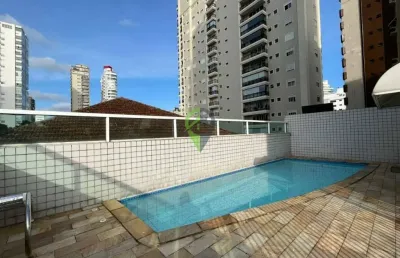 Apartamento tipo garden para locação no gonzaga, em santos