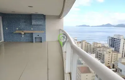 Vista mar -apartamento - 4 dormitórios à venda, 255 m² - aparecida - santos/sp