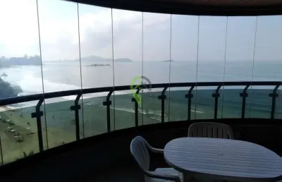 Apartamento com 4 dormitórios à venda, 213 m²  - praia das astúrias - guarujá/sp