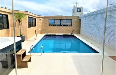 Cobertura - 4 dormitórios à venda, 720 m² - ponta da praia - santos/sp!!