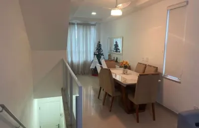 Casa  com 3 dormitórios  sendo 1 suíte em marapé, santos/sp