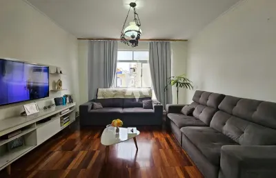 Apartamento 104m² com 2 dormitórios e garagem fechada à venda no boqueirão - santos/sp