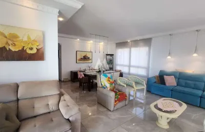 Apartamento 189 metros, 1 por andar 3 suítes, 3 vagas, mobiliado