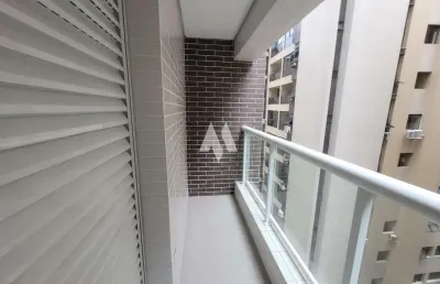 Apartamento à venda -2 suítes  -  varanda - -ponta da praia-santos