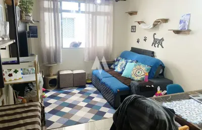 Apartamento  com 1 dormitório  á venda em são vicente